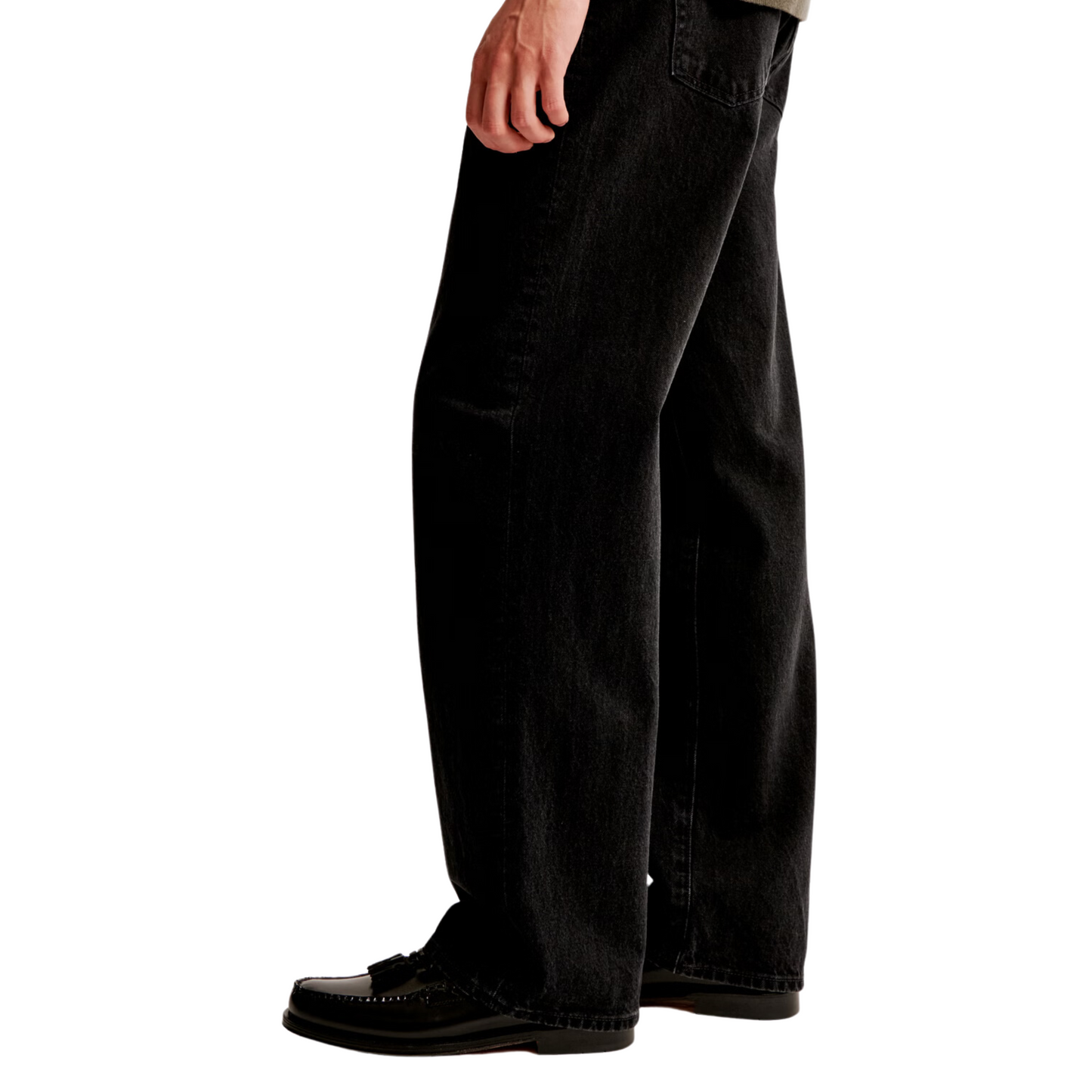 BLACK BAGGY FIT JEANS