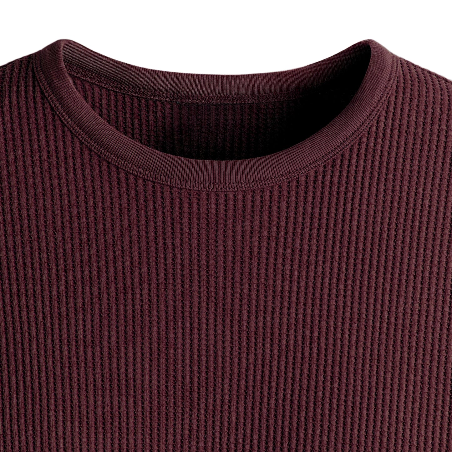 MAROON CORDUROY T-SHIRT
