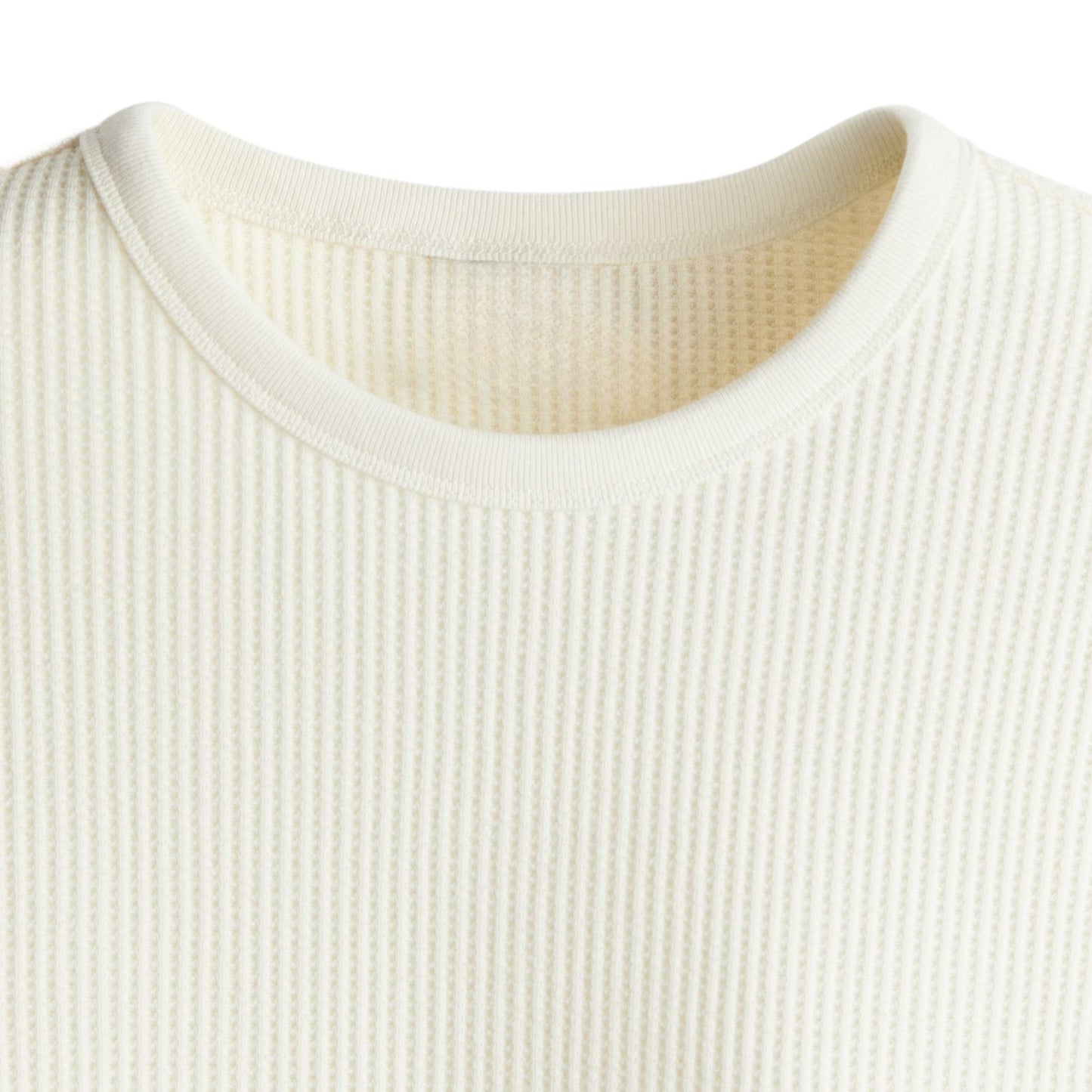 WHITE CORDUROY T-SHIRT