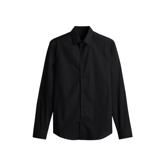 REGULAR FIT SHIRT - BLACK