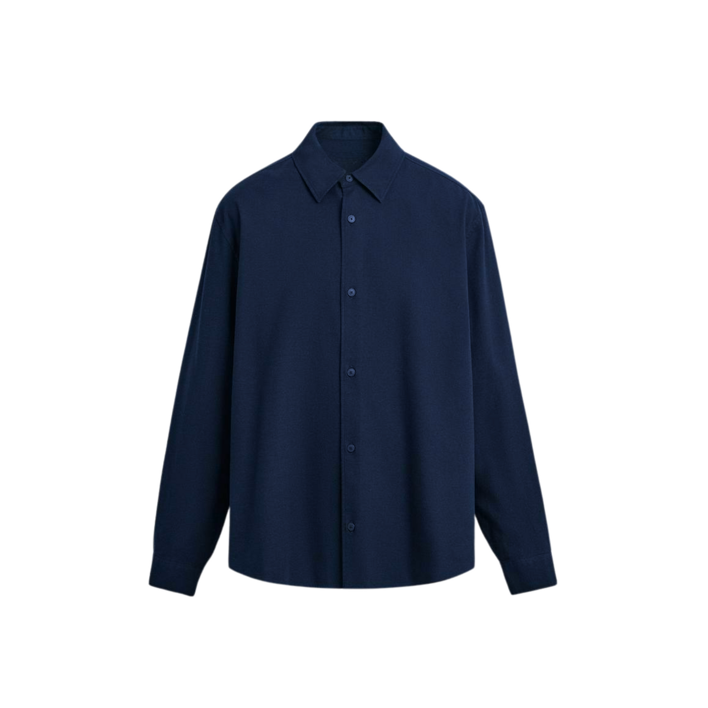 REGULAR FIT SHIRT - NAVY BLUE