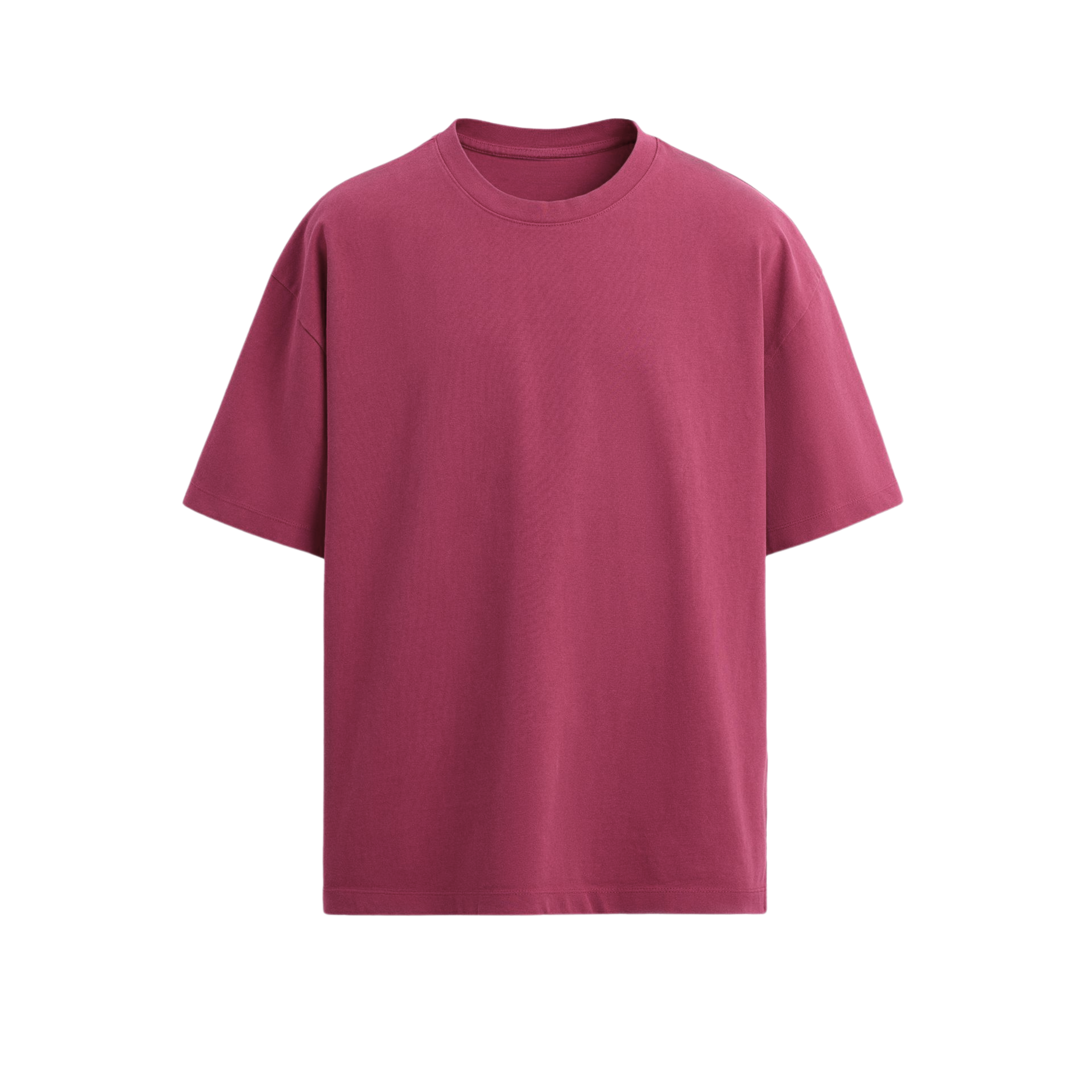 MAGENTA OVERSIZED FIT T-SHIRT