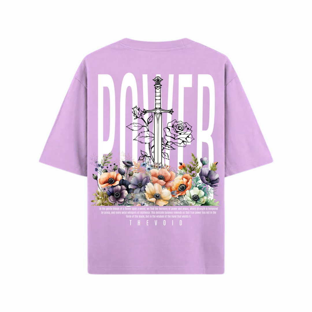 BLOSSOM WAR OVERSIZED FIT T-SHIRT
