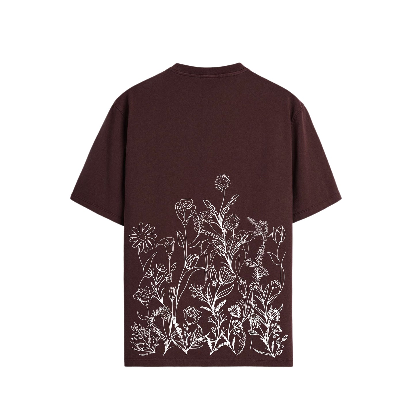 TERRA BLOOM OVERSIZED FIT T-SHIRT - Brown