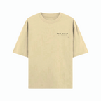 BLOOMSCAPE BEIGE OVERSIZED FIT T-SHIRT