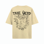 BLOOMSCAPE BEIGE OVERSIZED FIT T-SHIRT