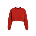 CROPPED SWEATSHIRT - Red