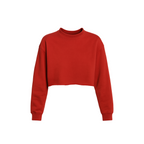 CROPPED SWEATSHIRT - Red