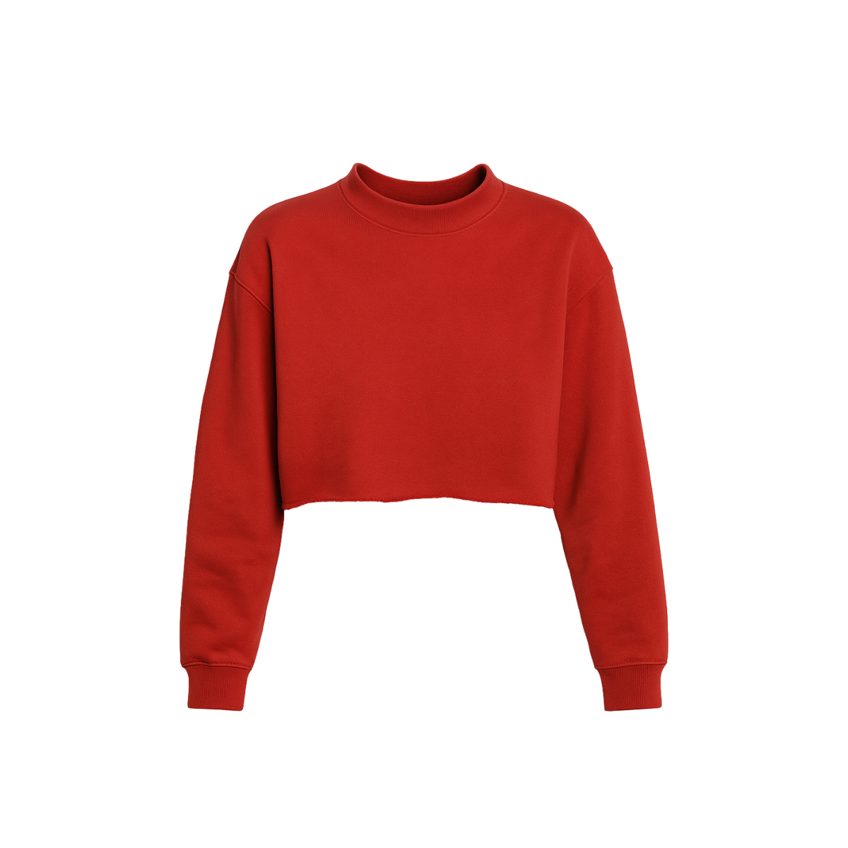 CROPPED SWEATSHIRT - Red