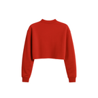 CROPPED SWEATSHIRT - Red