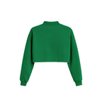 CROPPED SWEATSHIRT - Green