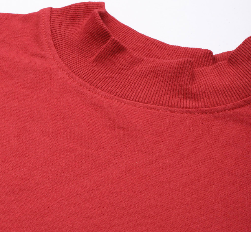 CROPPED SWEATSHIRT - Red