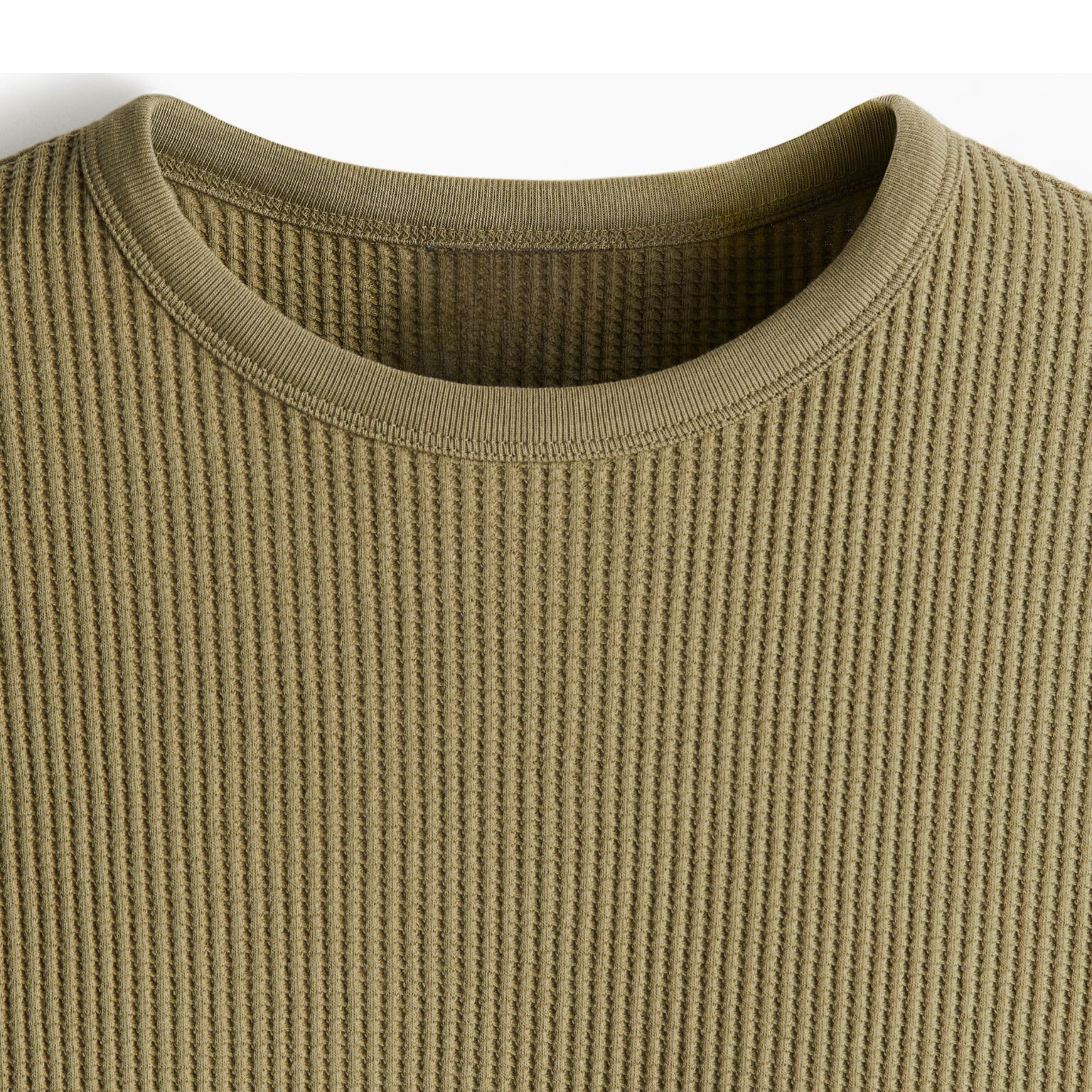 BEIGE CORDUROY T-SHIRT