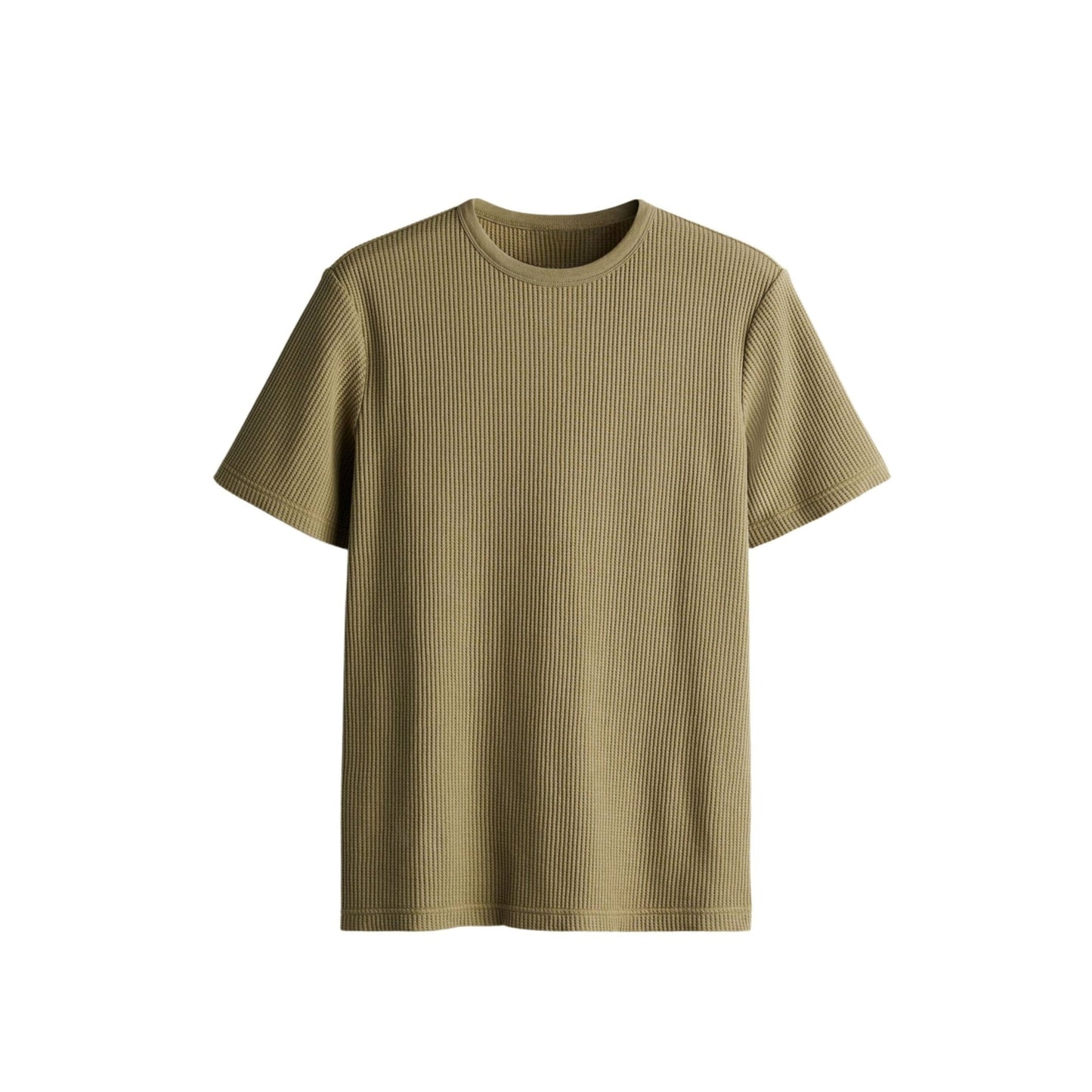 BEIGE CORDUROY T-SHIRT