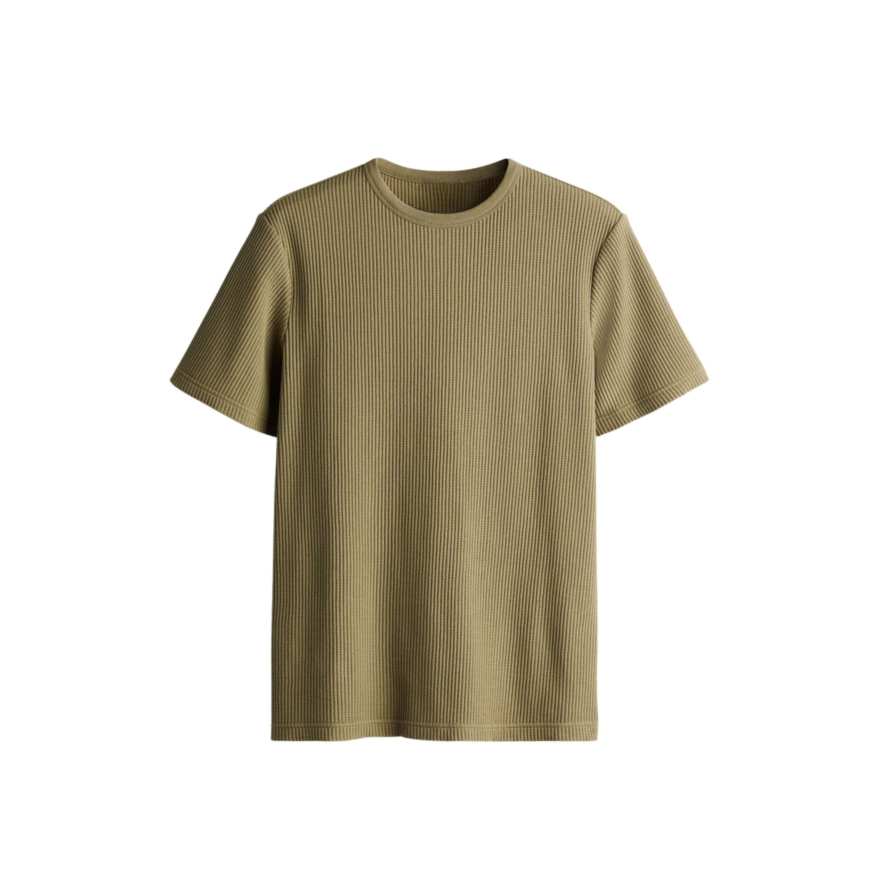 BEIGE CORDUROY T-SHIRT