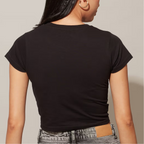 CROPPED TOP - Black