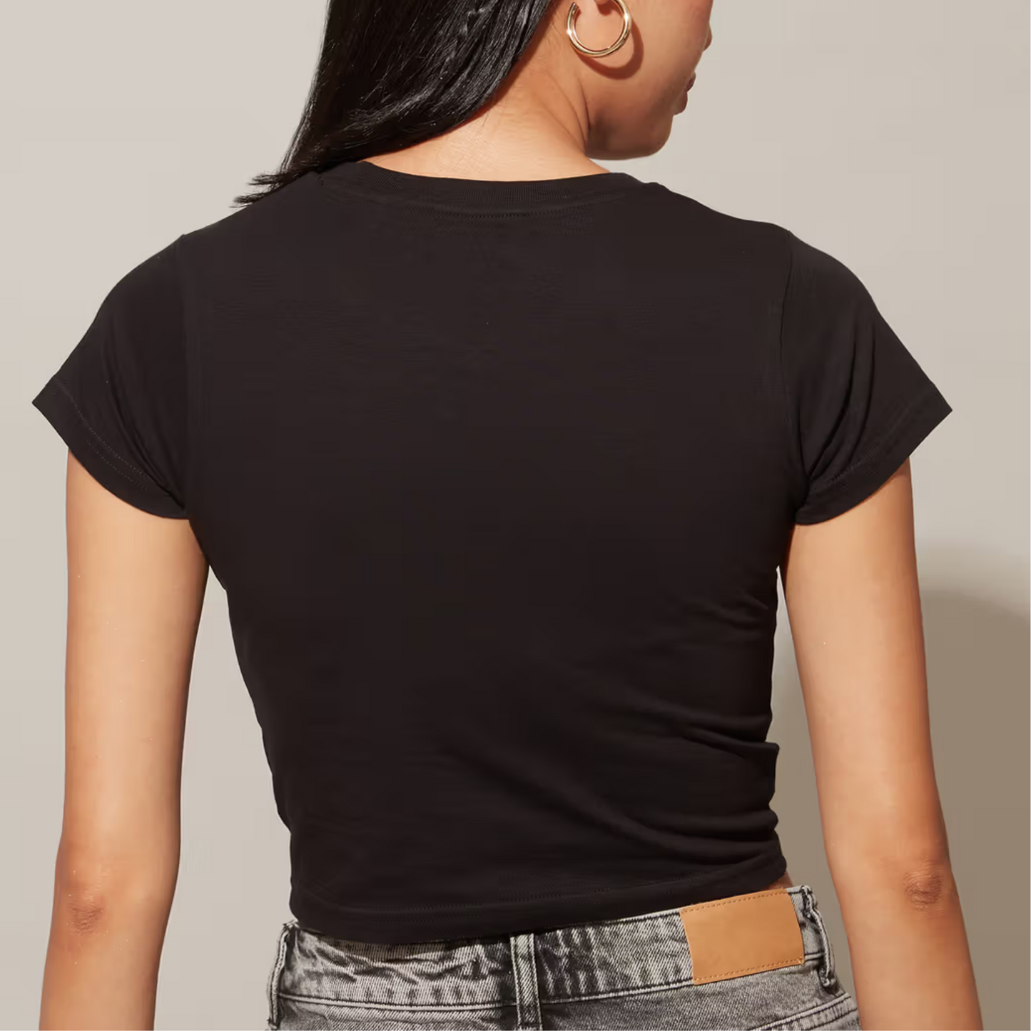 CROPPED TOP - Black