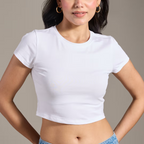 CROPPED TOP - White