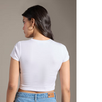 CROPPED TOP - White