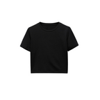 CROPPED TOP - Black